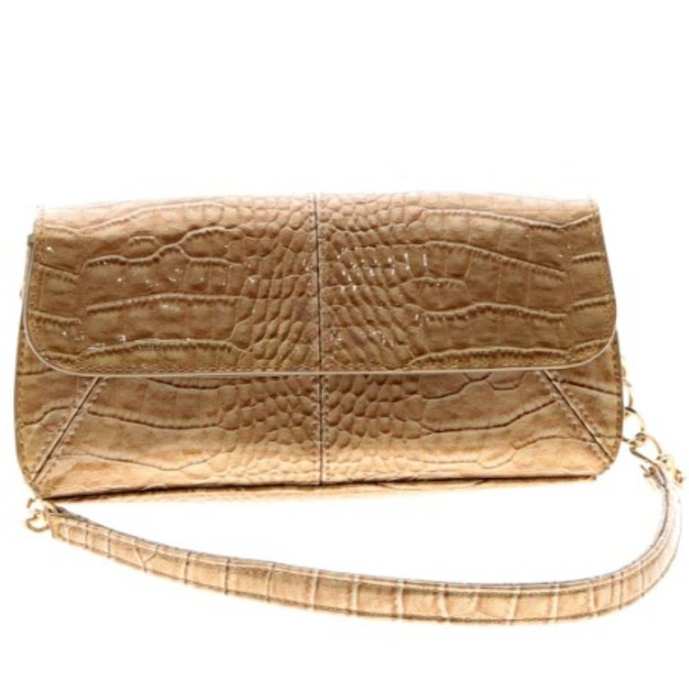 Liz Claiborne Gold Metallic Shoulder Bag